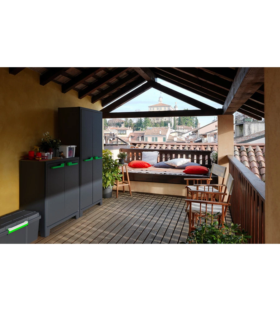 ARMADIO KETER ALTO "MOBY" IN RESINA, 80X44X182 CM
